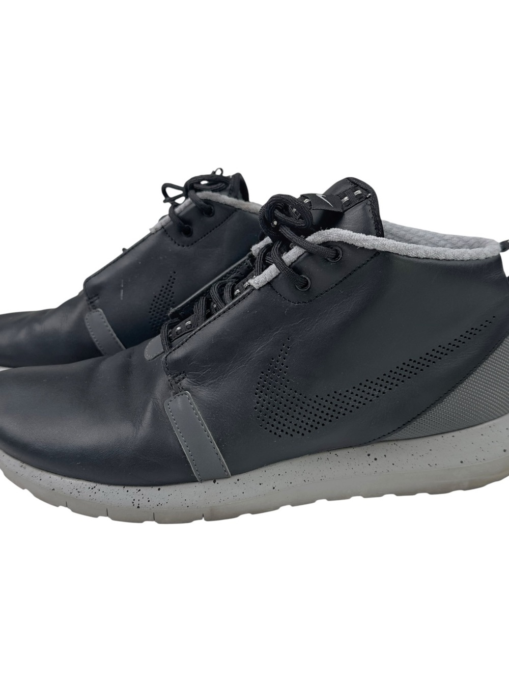 Nike Roshe Run NM SneakerBoot Black Grey Size 9.5